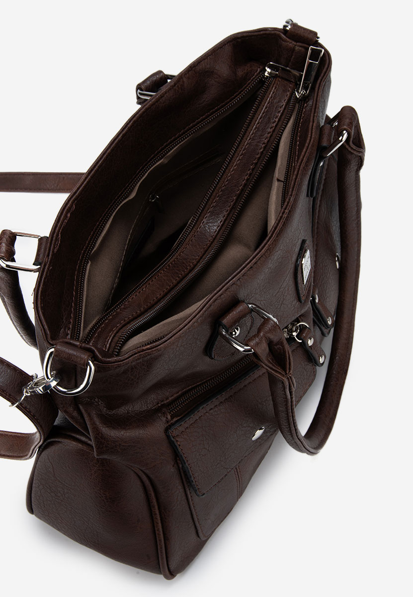 Ръчна чанта Yuka кафява