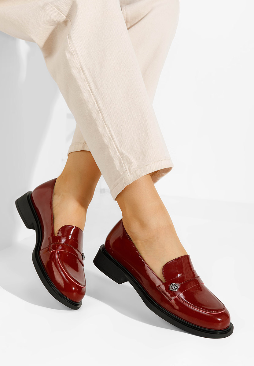 Дамски loafer Grapila Винено червено