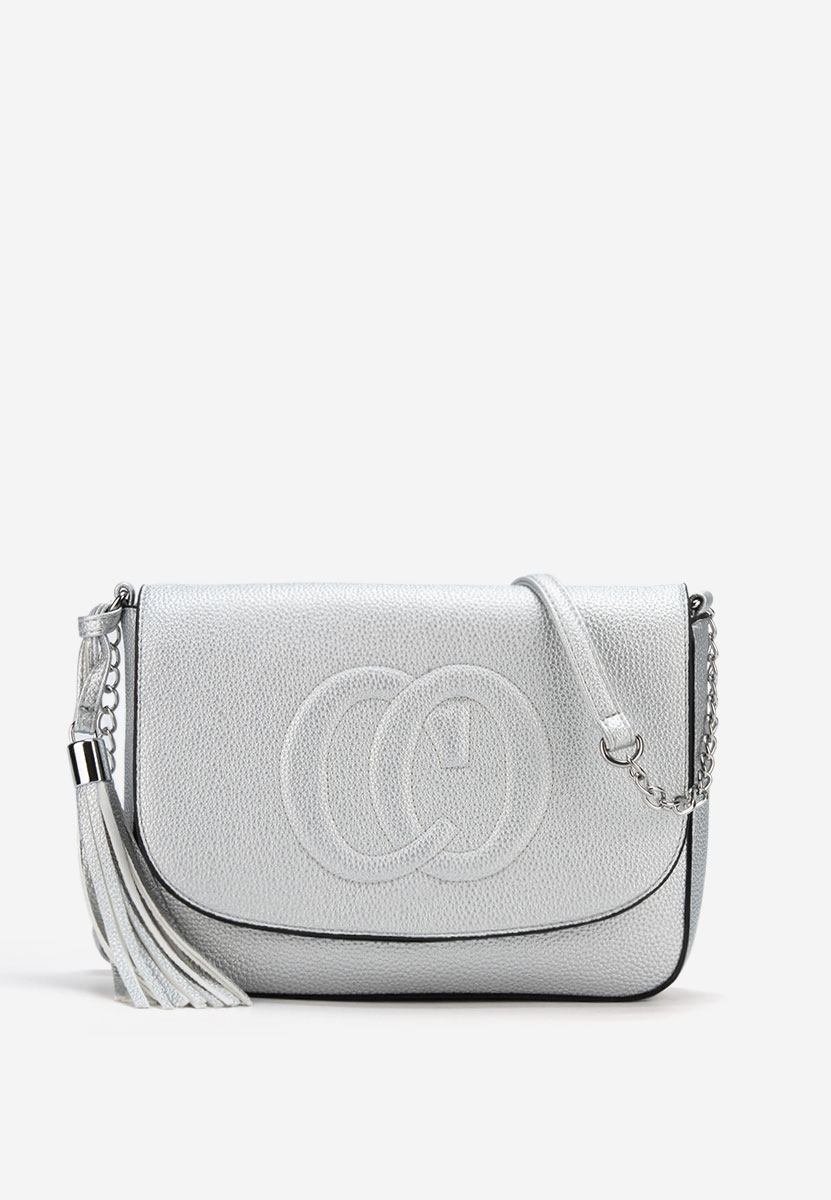 чанта за рамо Anyssa сребриста