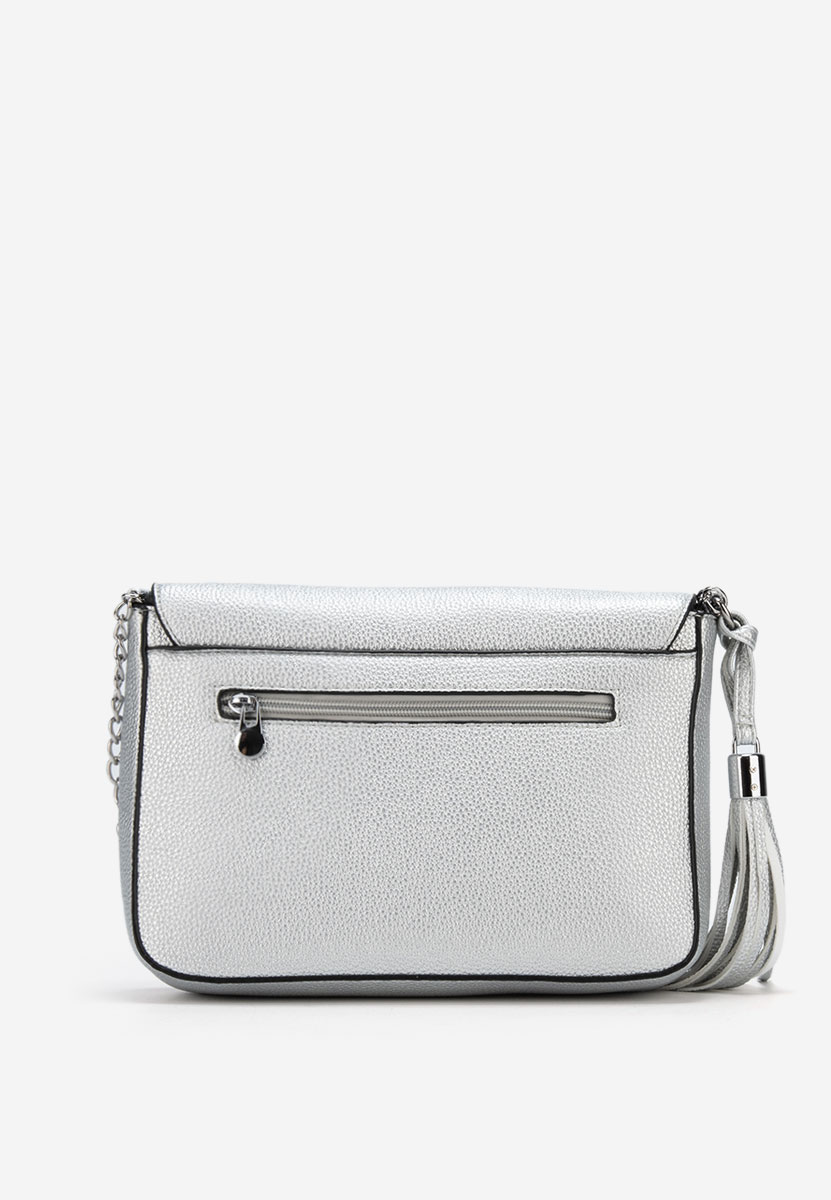 чанта за рамо Anyssa сребриста