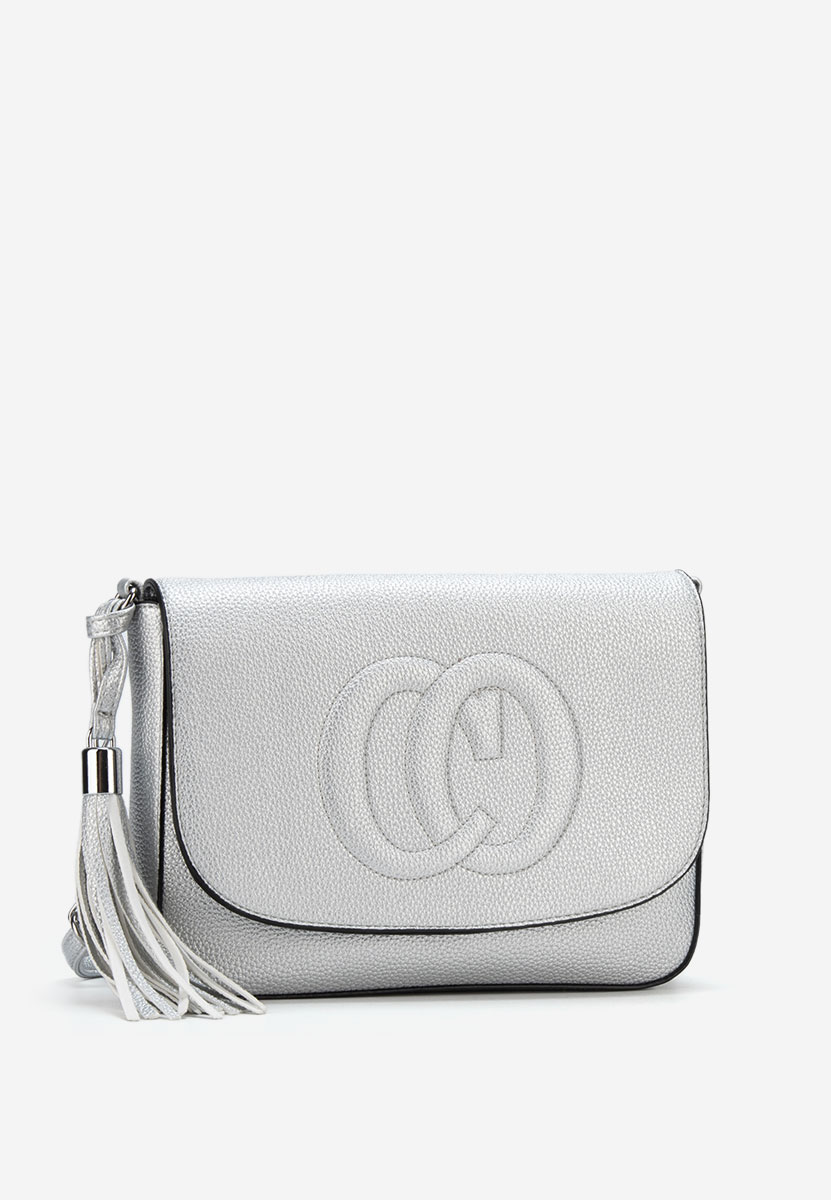 чанта за рамо Anyssa сребриста