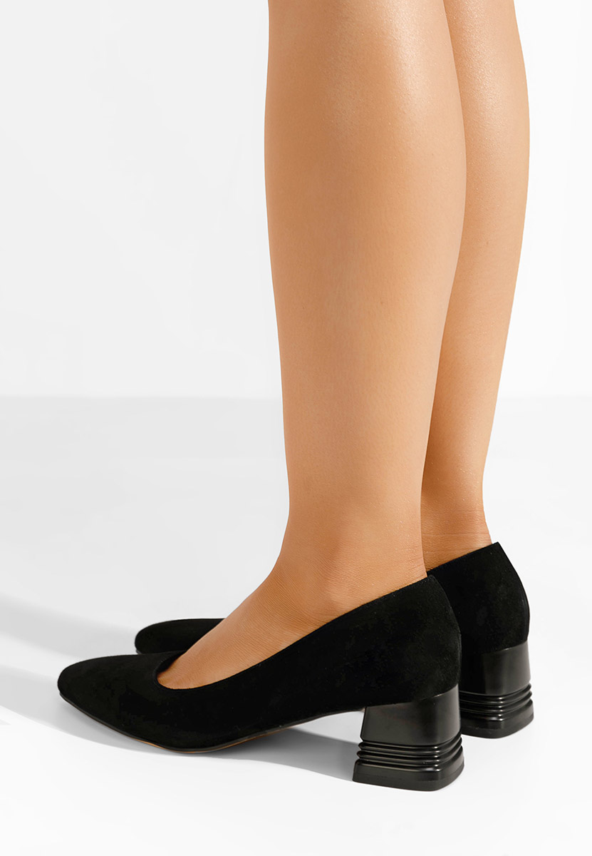 Oбувки с дебел ток Fadicia V2 черни