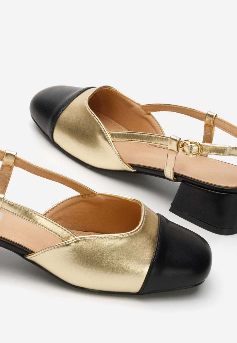 Обувки на ток Arika златен