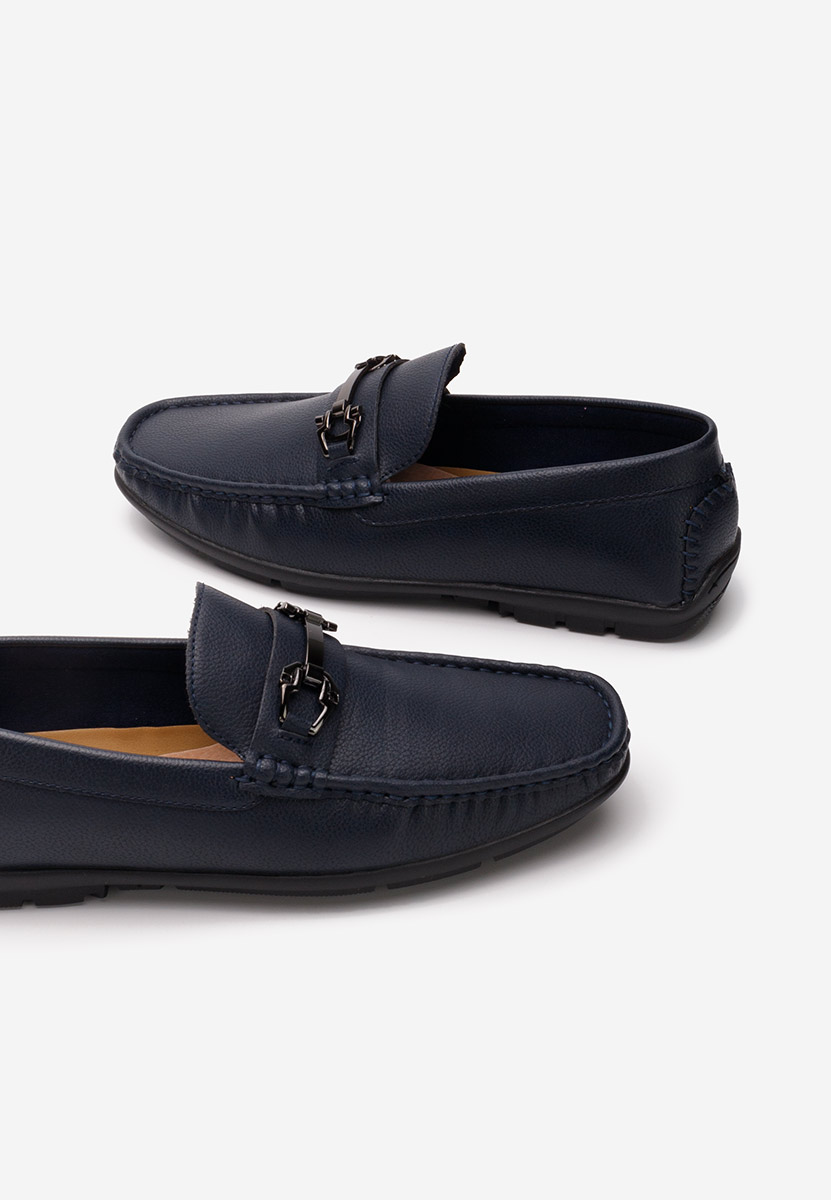 Мъжки мокасини Angelo военно син