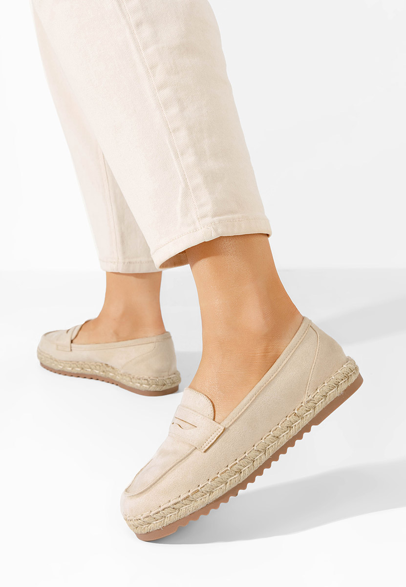 Дамски мокасини Elanore бежов