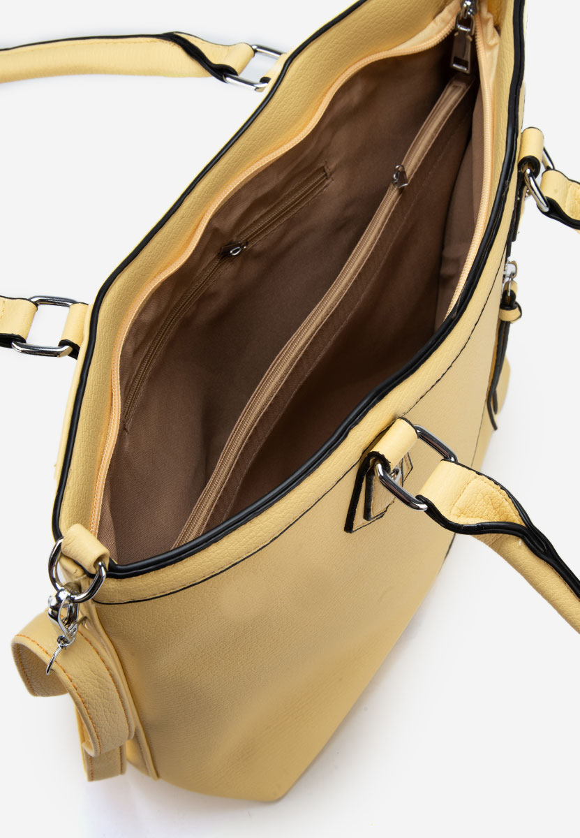 Дамски офис чанта Adepa V2 жълта