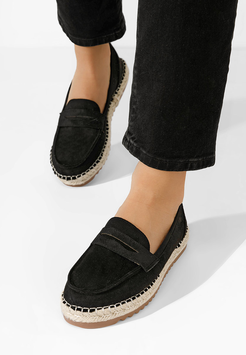 Дамски мокасини Elanore черни