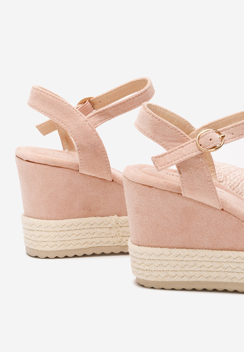 Сандали на платформа Miliana розов