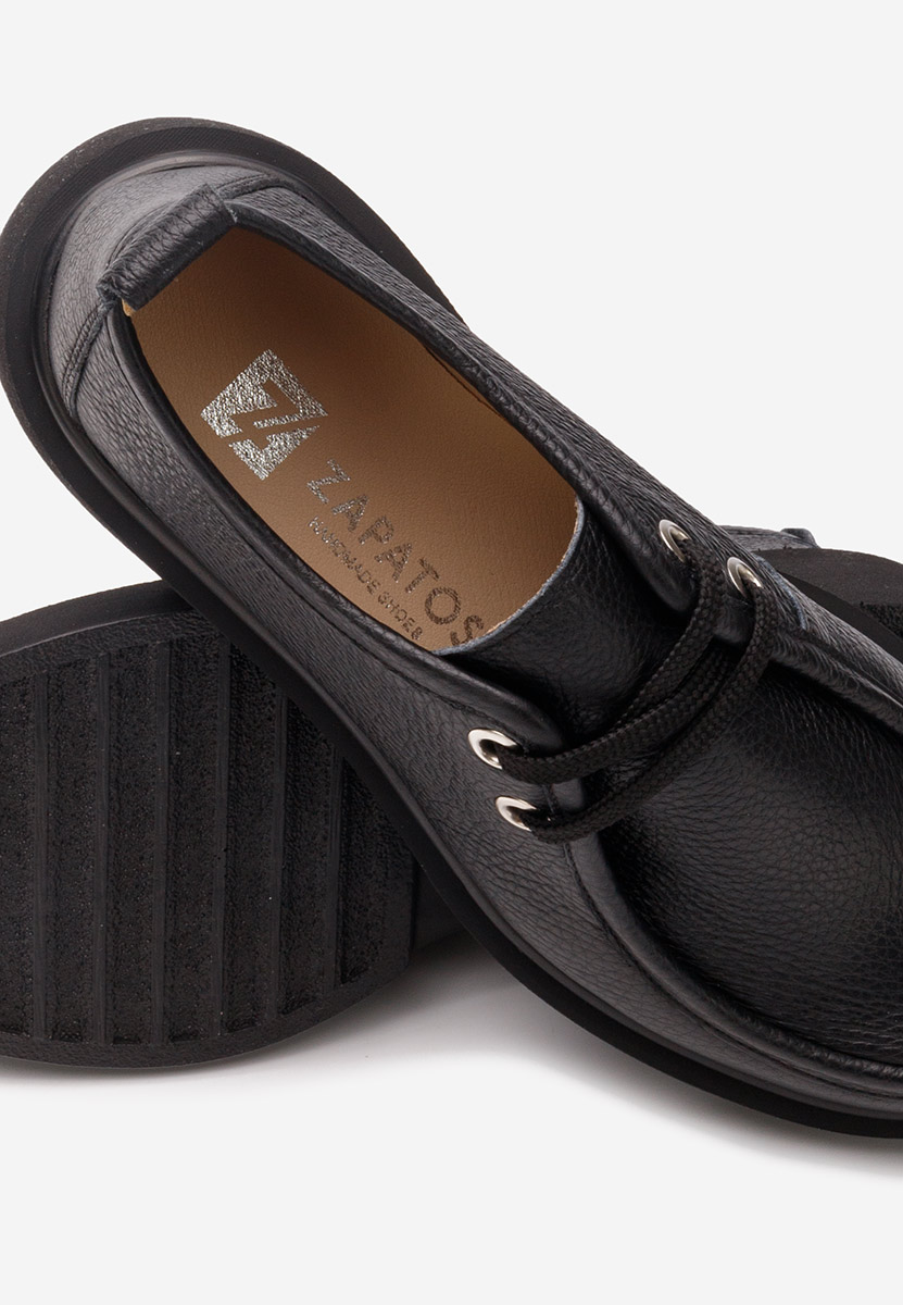 Ежедневни обувки естествена кожа Nalia черни