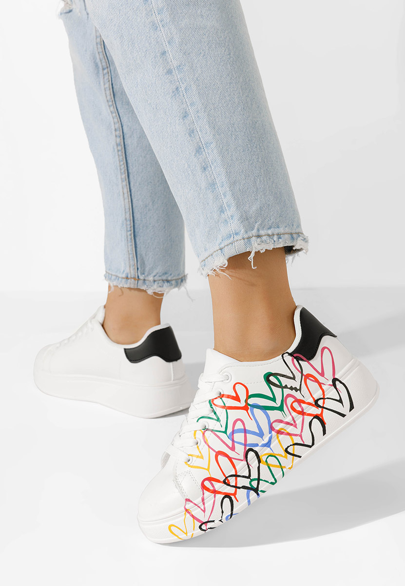 Дамски сникърси Carlina V2 бели