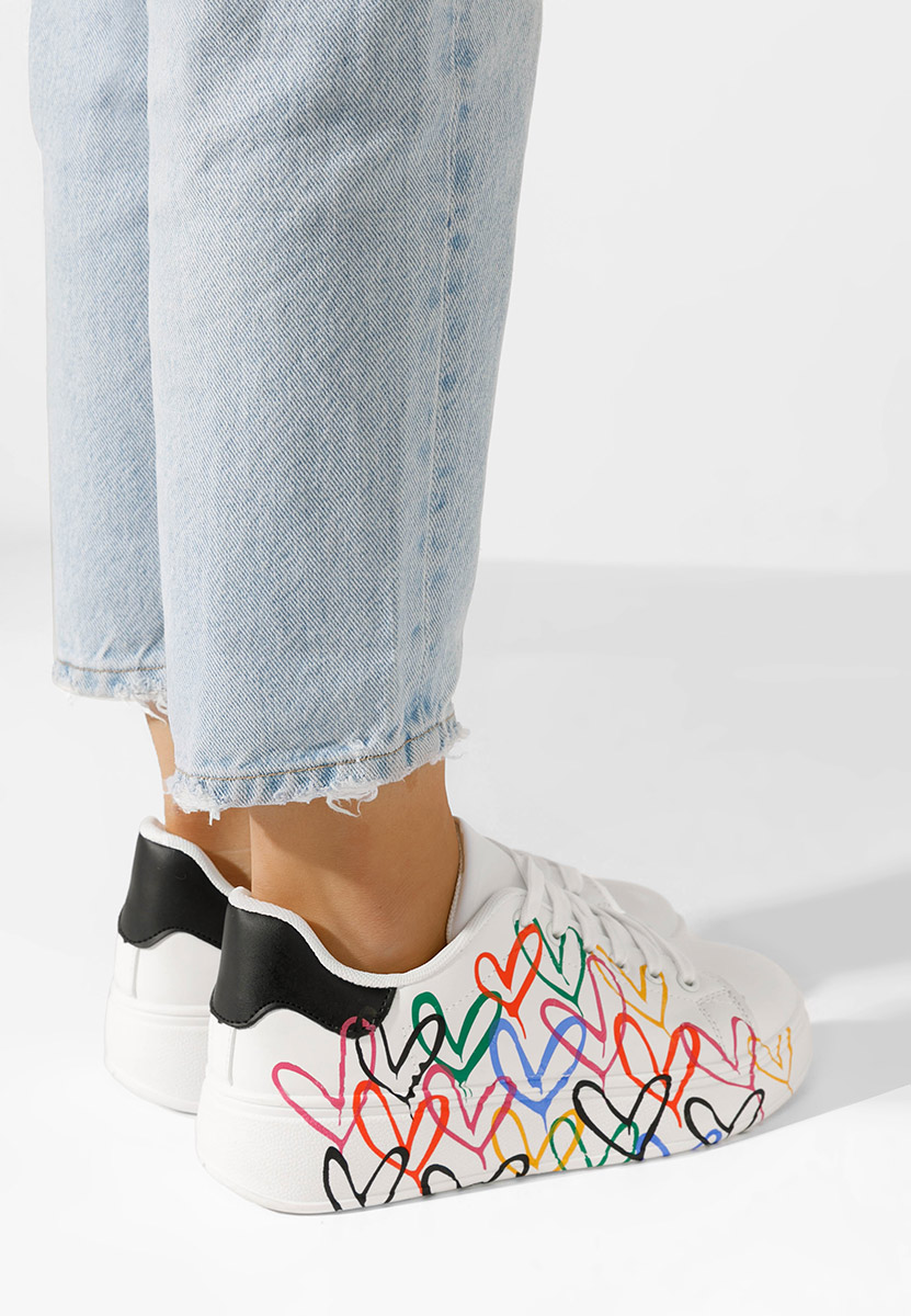 Дамски сникърси Carlina V2 бели