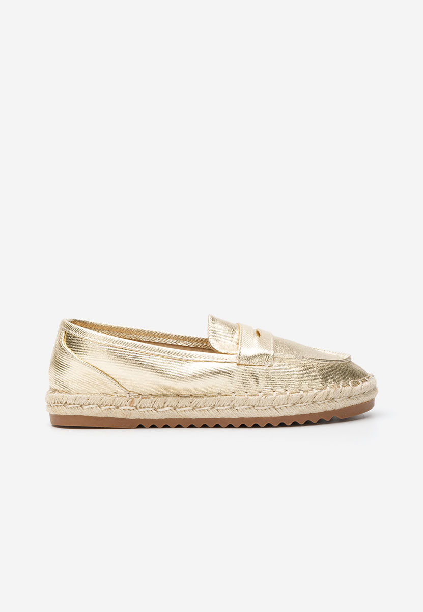 Дамски мокасини Elanore златен