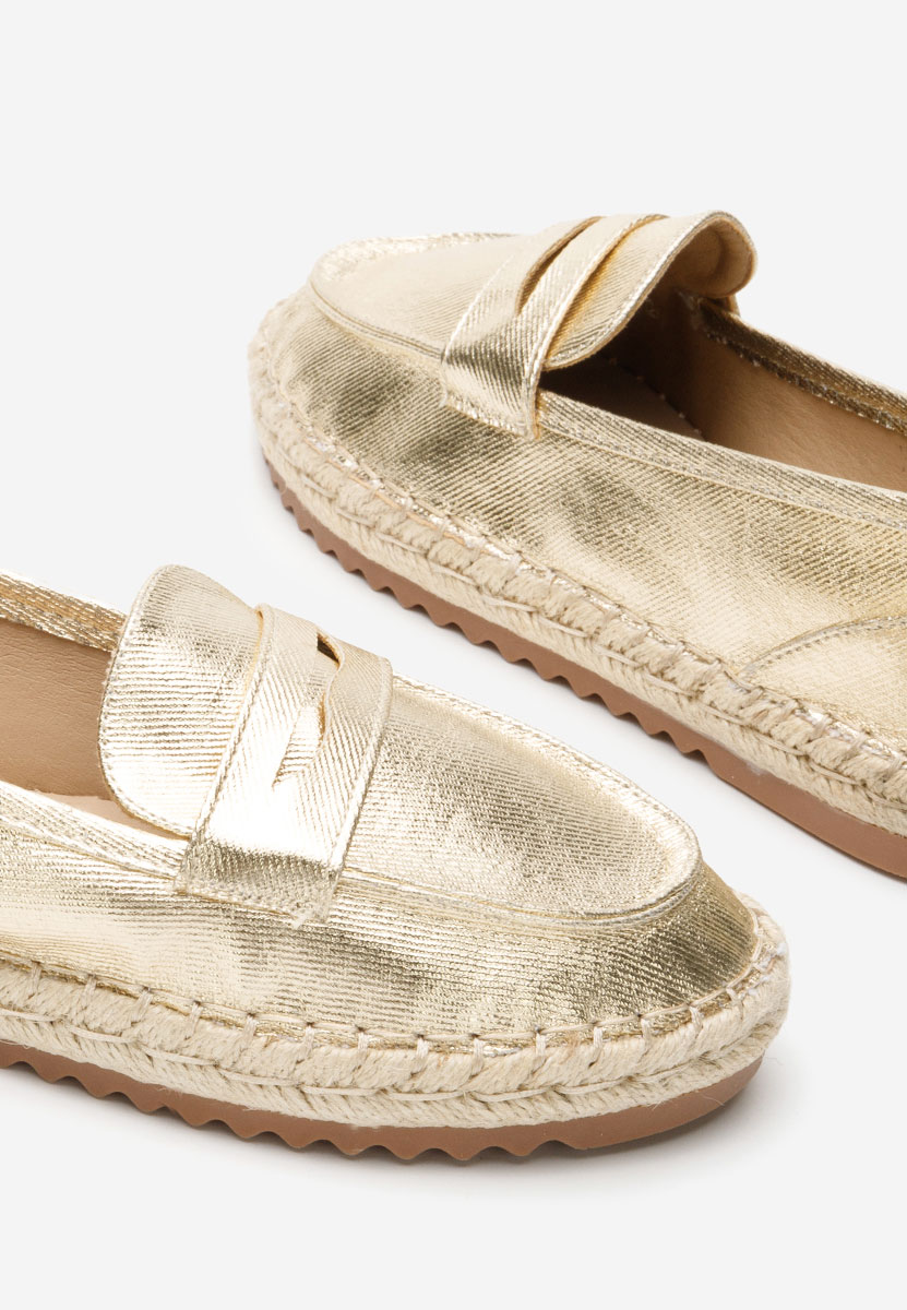 Дамски мокасини Elanore златен