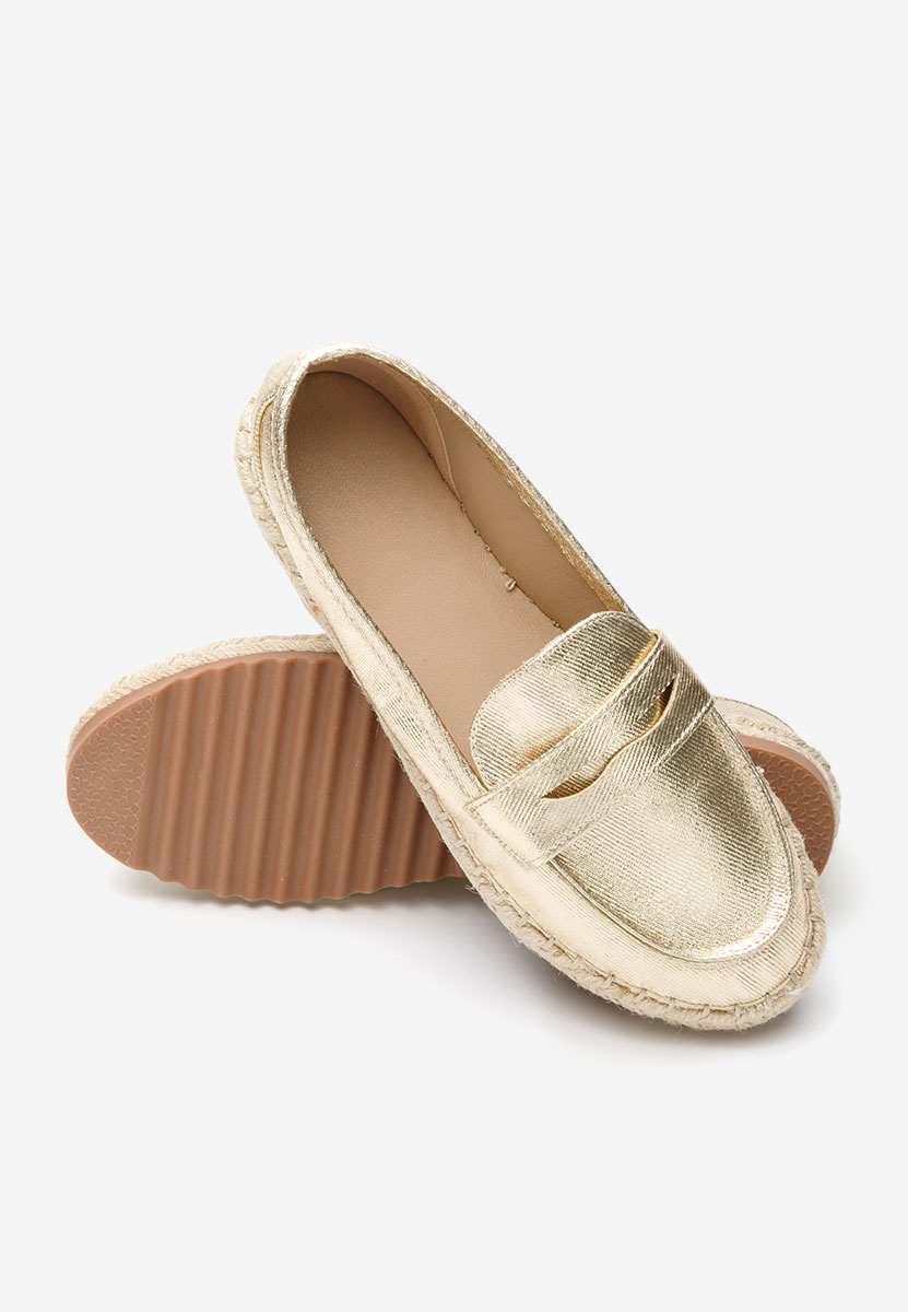 Дамски мокасини Elanore златен