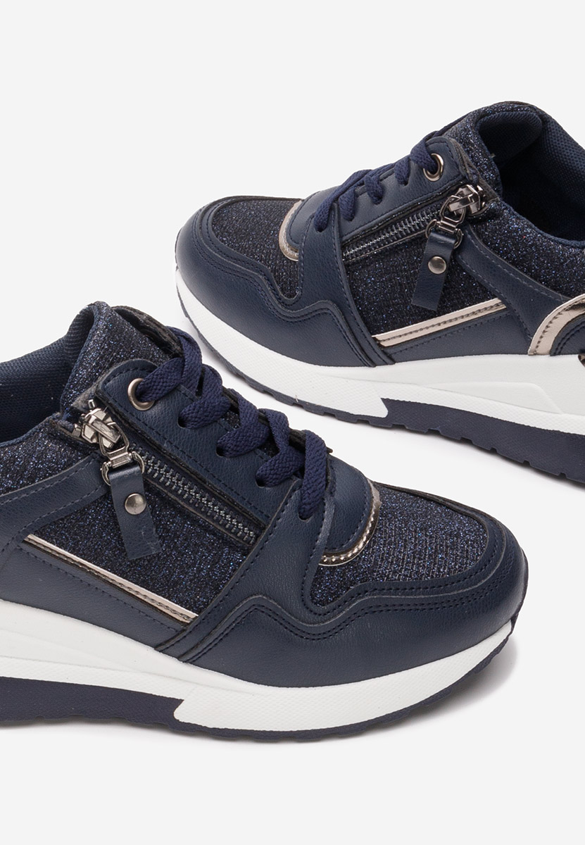 Cникърси на платформа Rafina V2 военно син