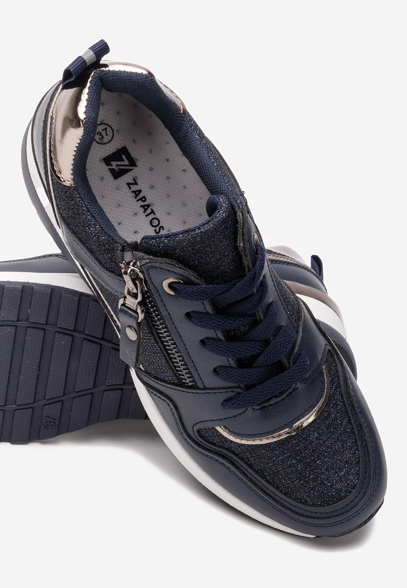 Cникърси на платформа Rafina V2 военно син