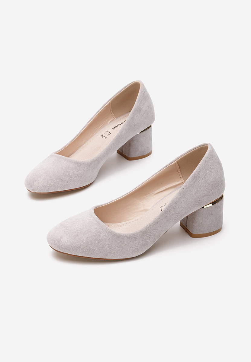 Oбувки с дебел ток Cabrilia сив