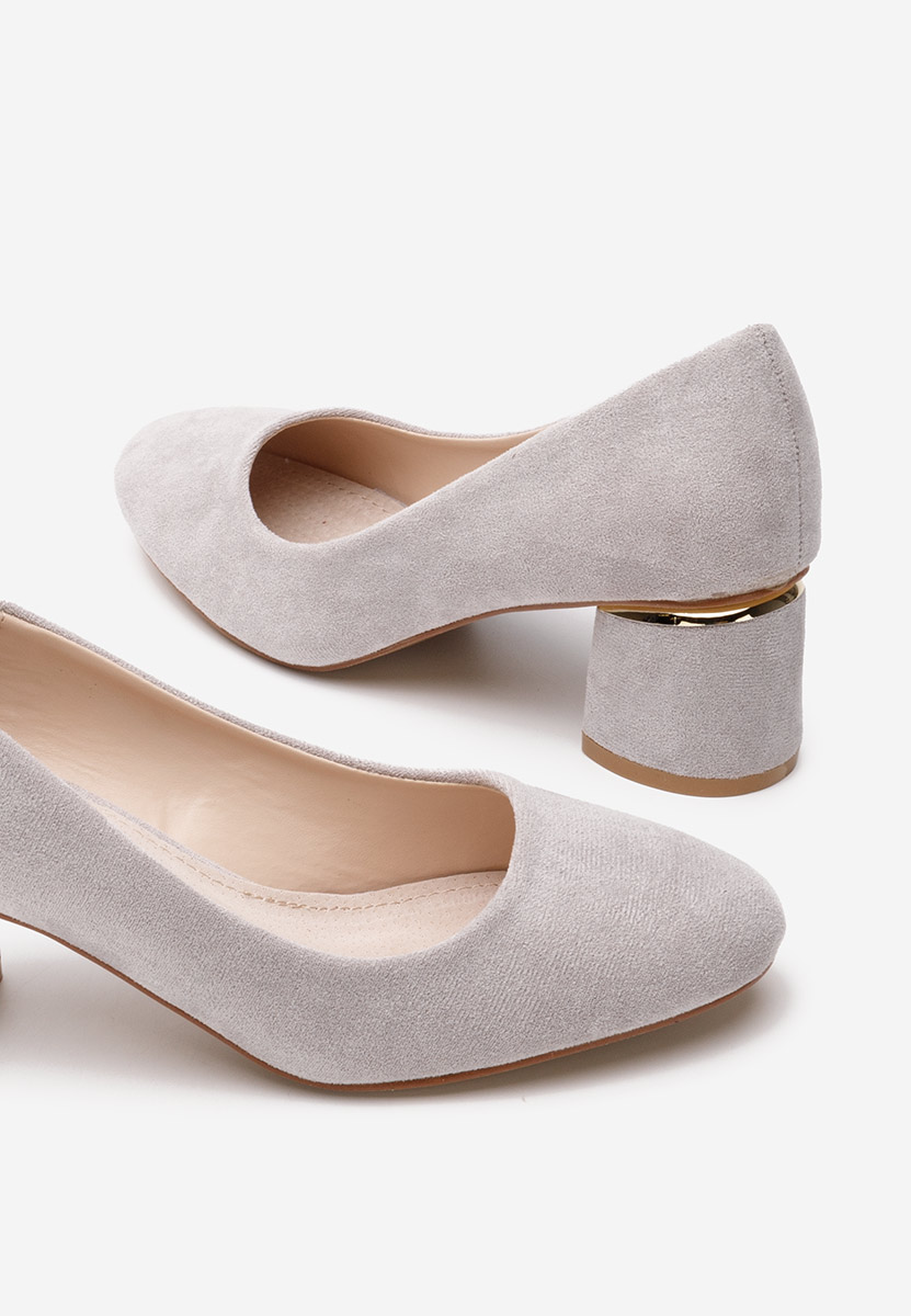 Oбувки с дебел ток Cabrilia сив