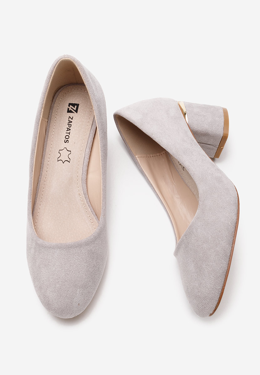 Oбувки с дебел ток Cabrilia сив