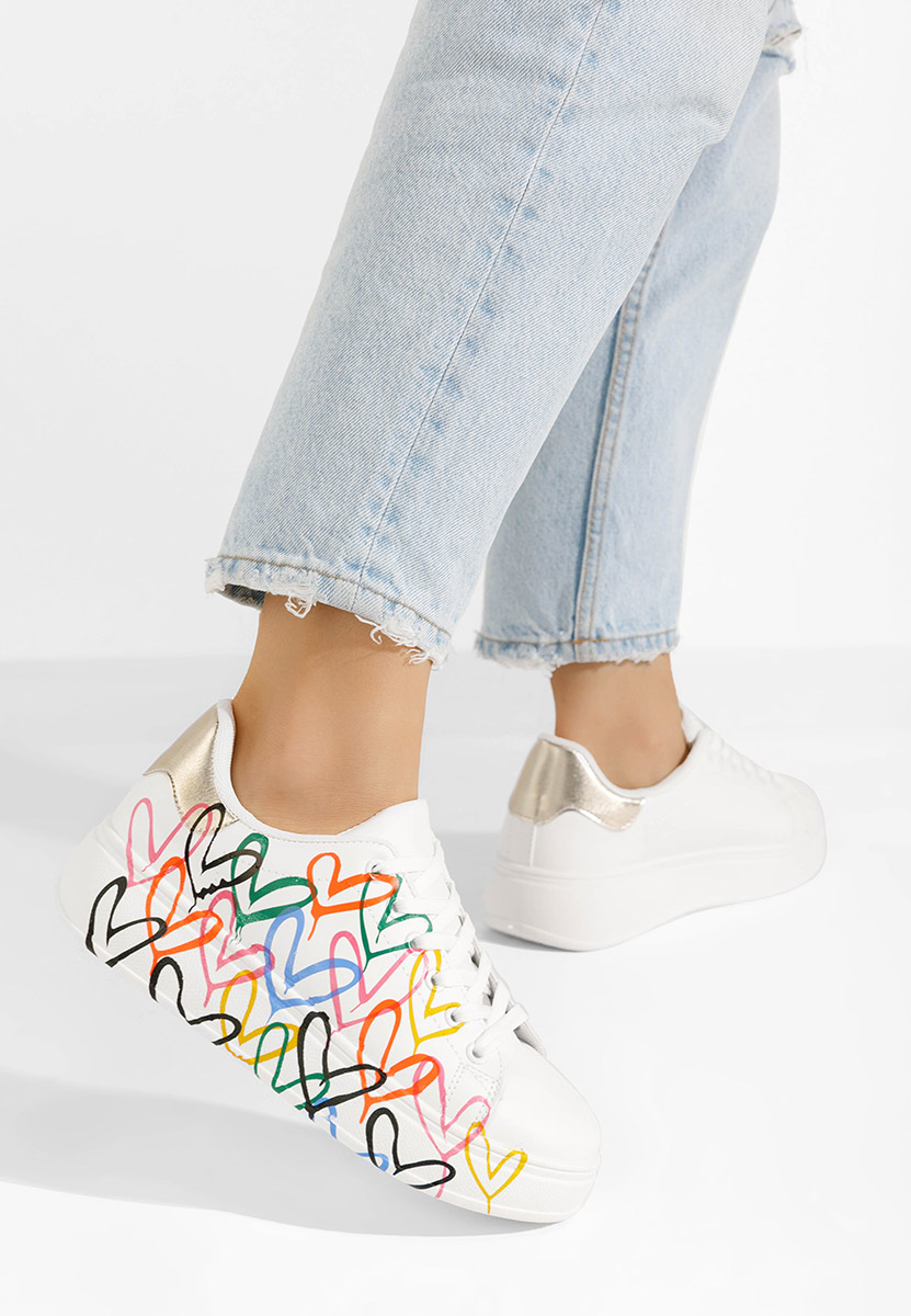 Дамски сникърси Carlina V3 бели