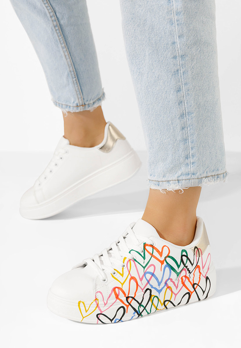 Дамски сникърси Carlina V3 бели