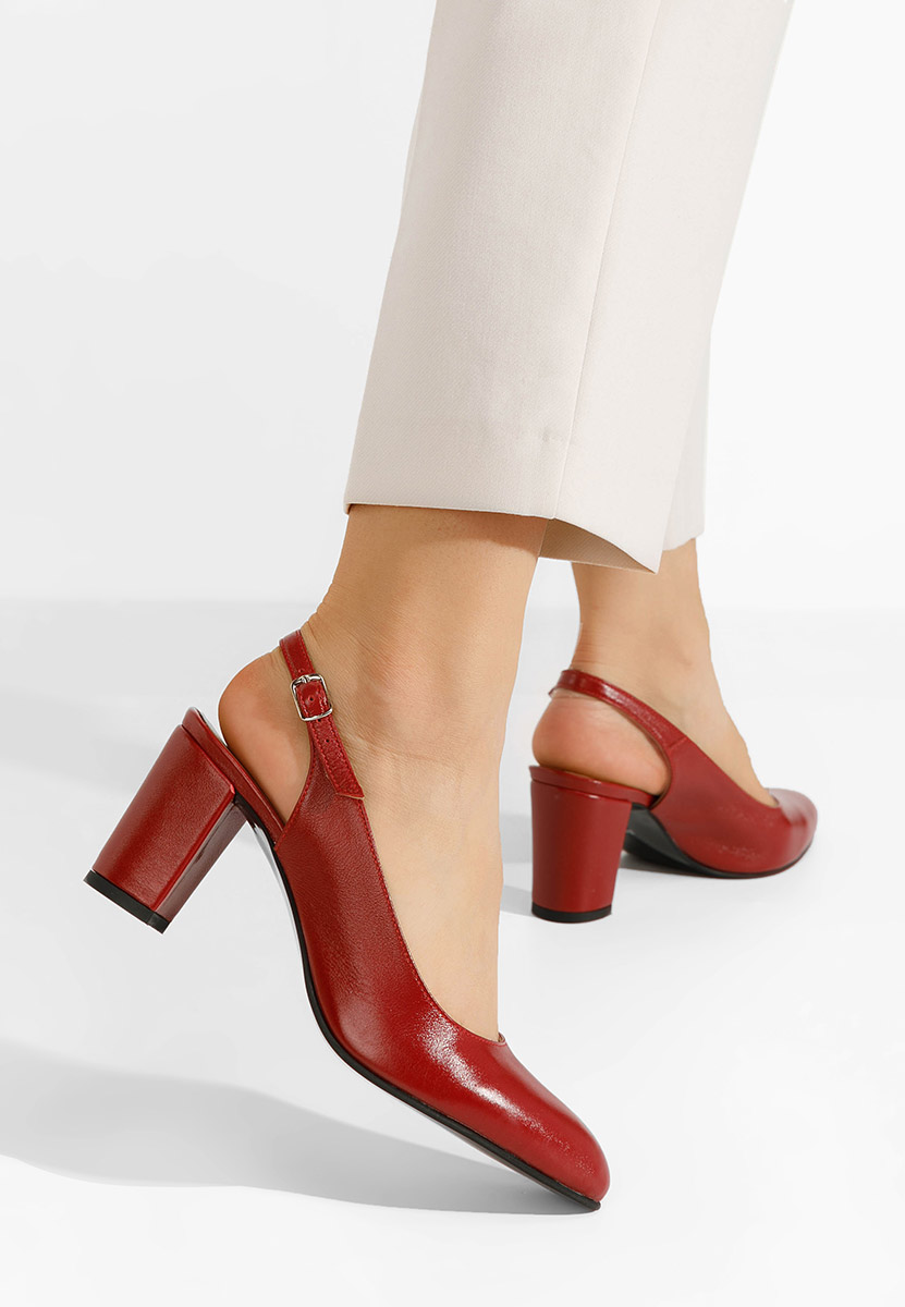 Обувки на ток Corusa червен