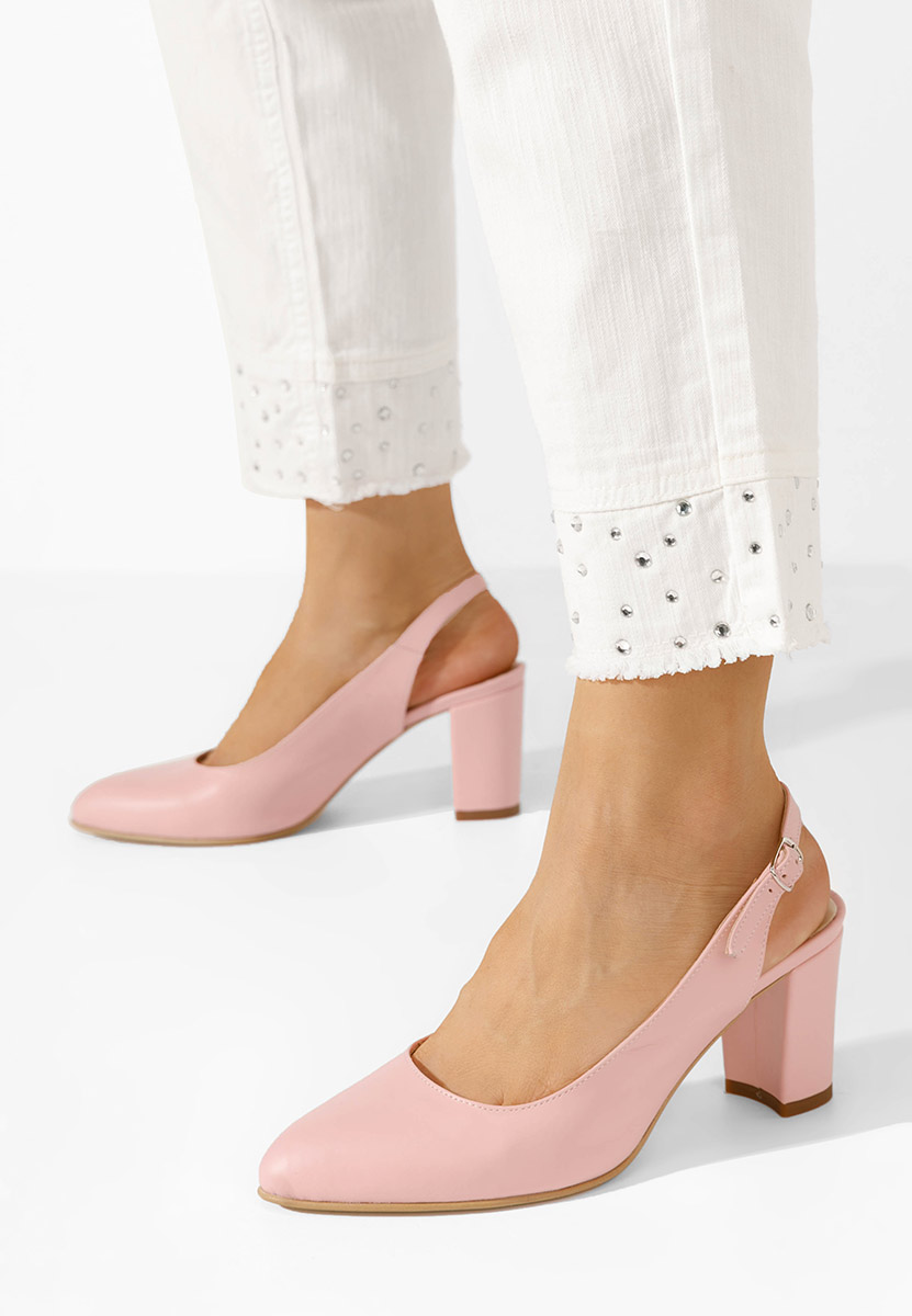 Обувки на ток Corusa розов