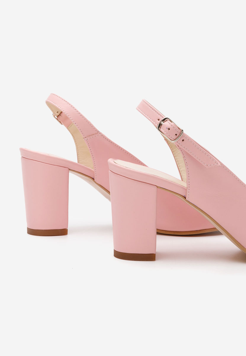 Обувки на ток Corusa розов