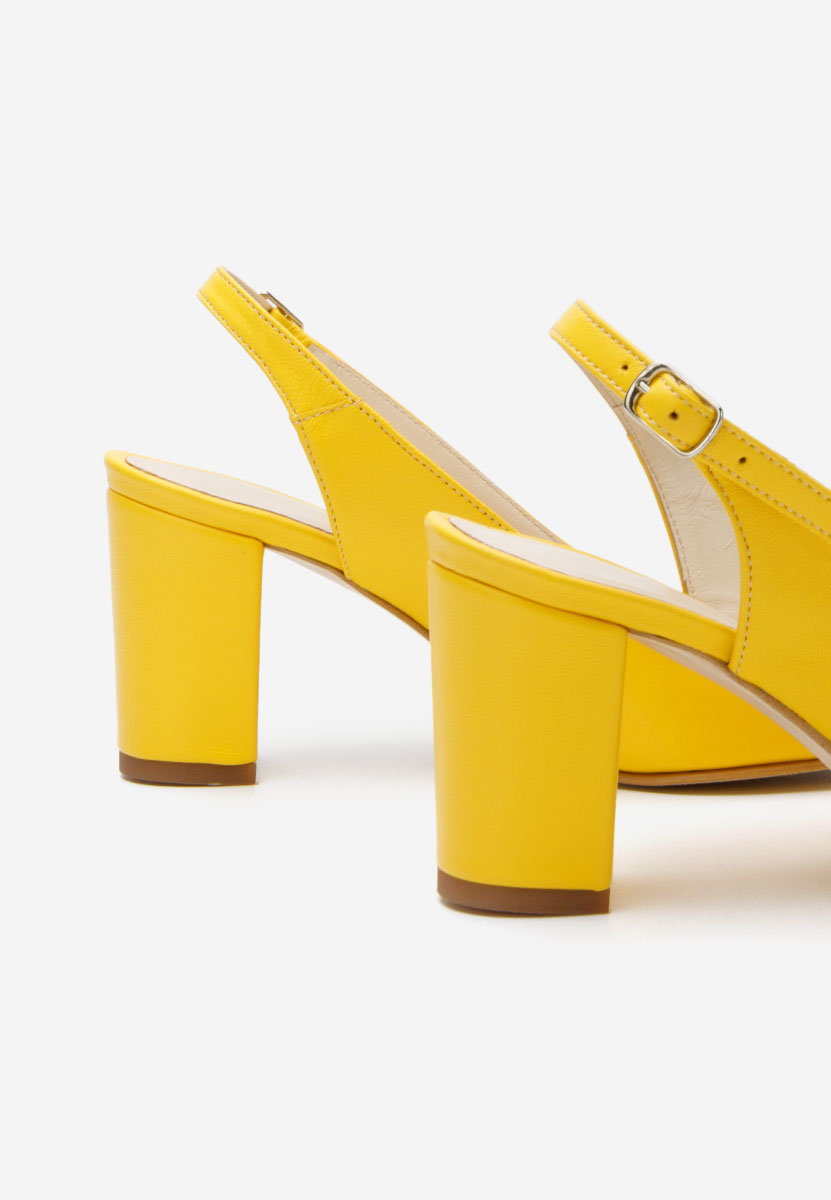 Обувки на ток Corusa жълт