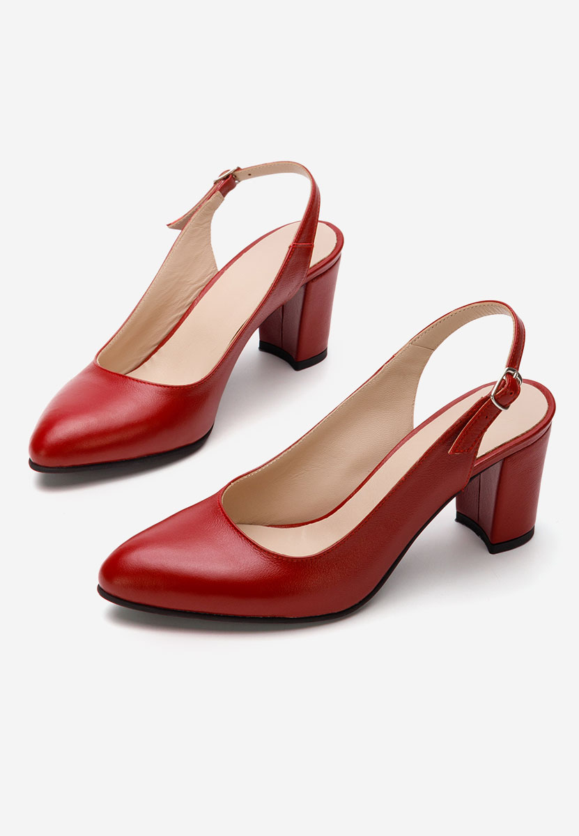 Обувки на ток Corusa червен