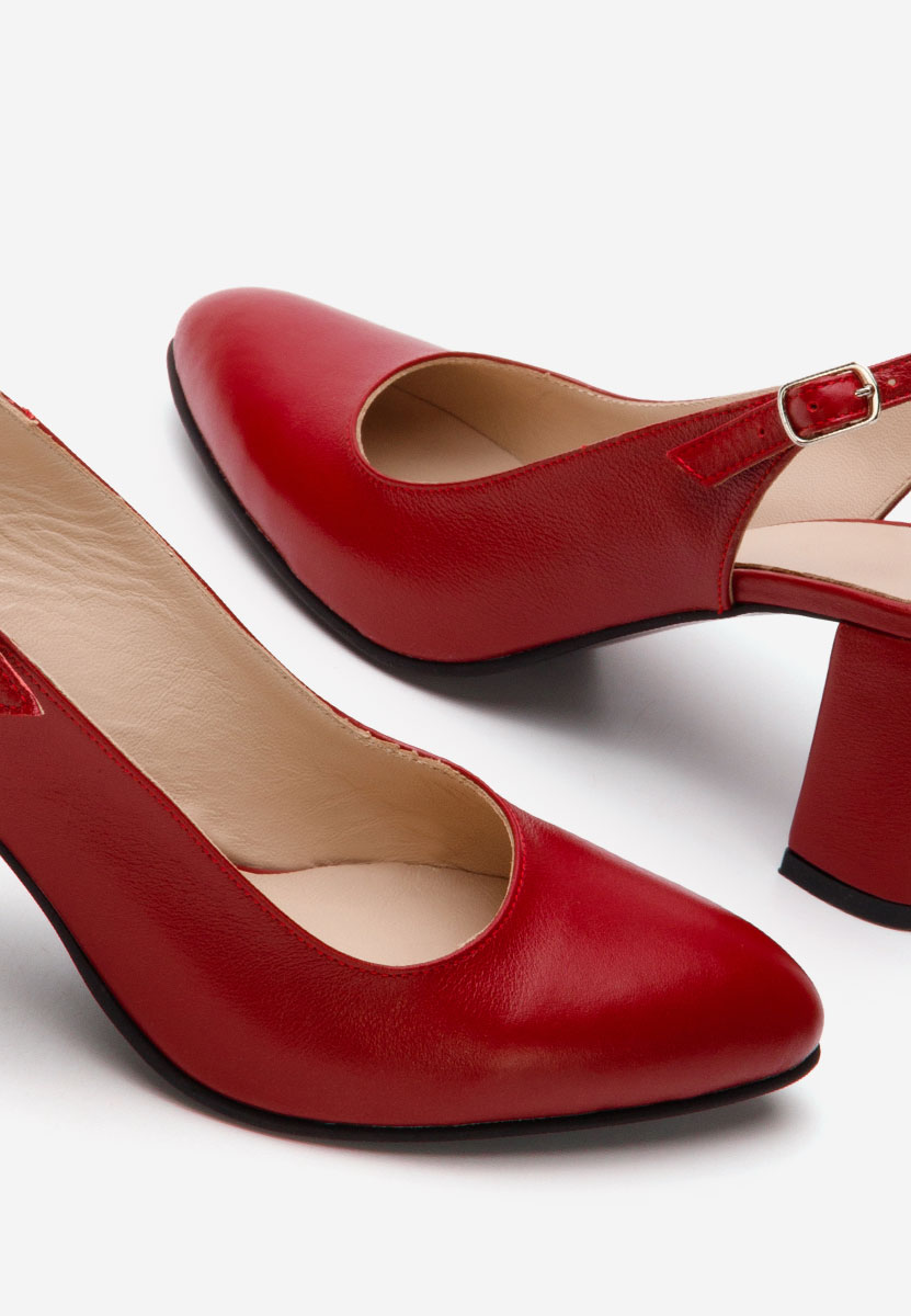 Обувки на ток Corusa червен