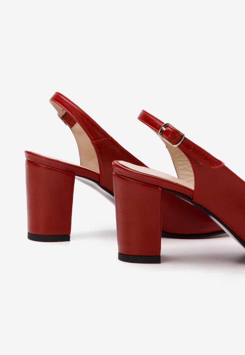 Обувки на ток Corusa червен