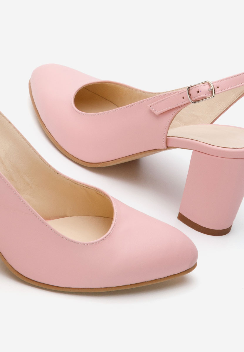 Обувки на ток Corusa розов