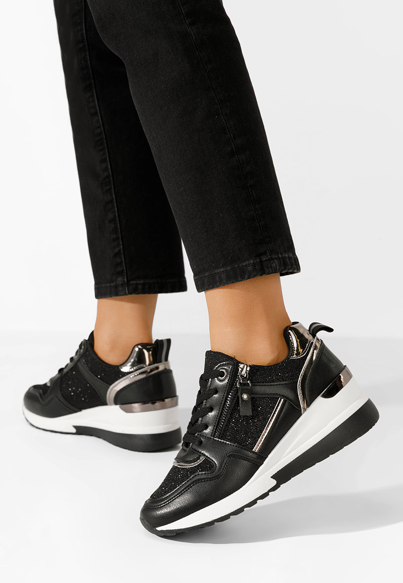 Дамски сникърси черни Rafina V2