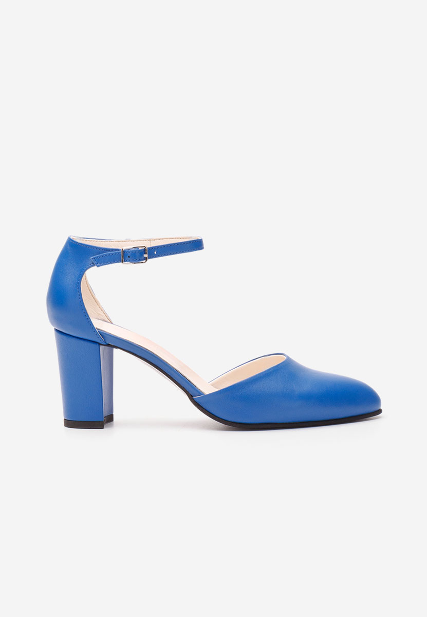 Обувки на ток Praia син