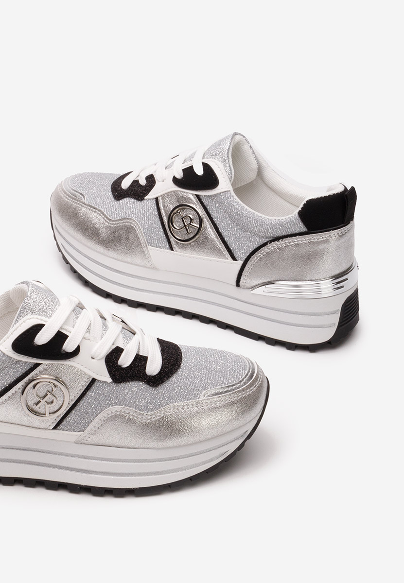 Cникърси на платформа Lamisia сив