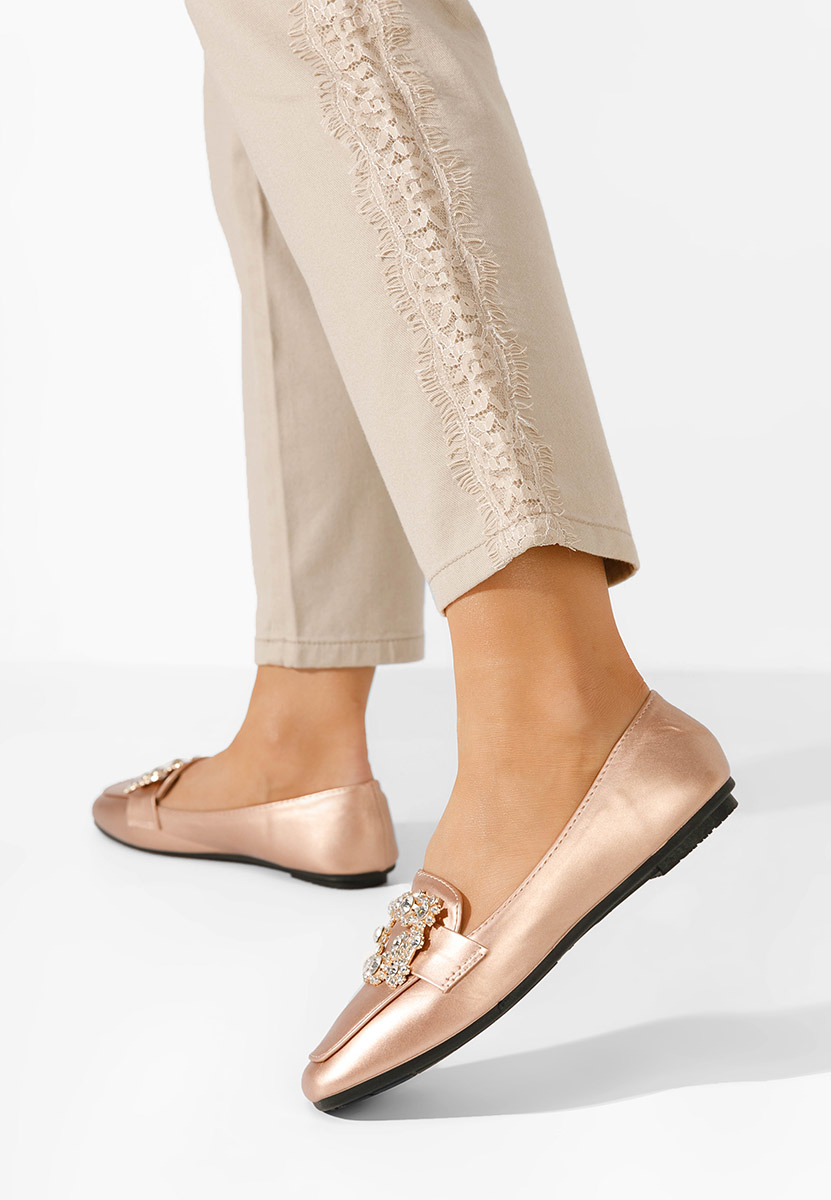 Дамски мокасини Gialla Champagne