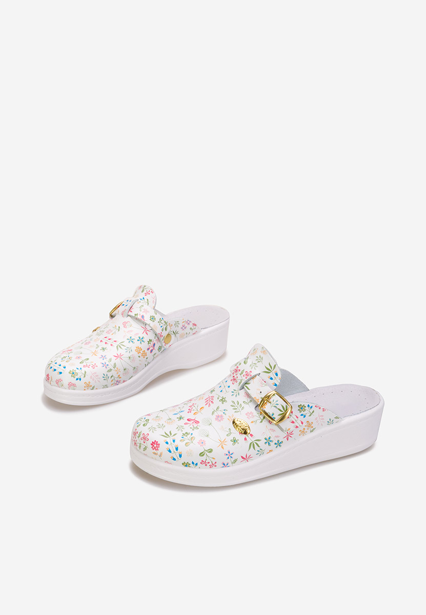 ехли от естествена кожа Lasara многоцветен