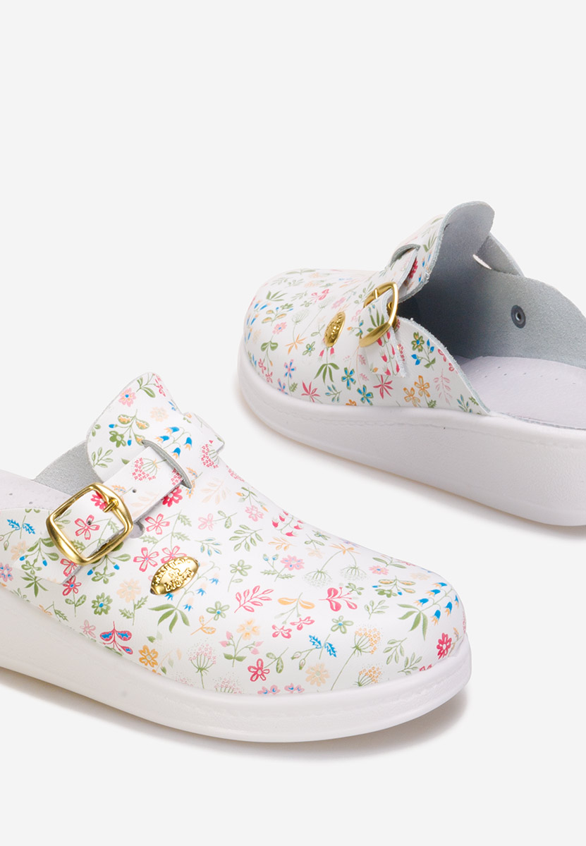 ехли от естествена кожа Lasara многоцветен