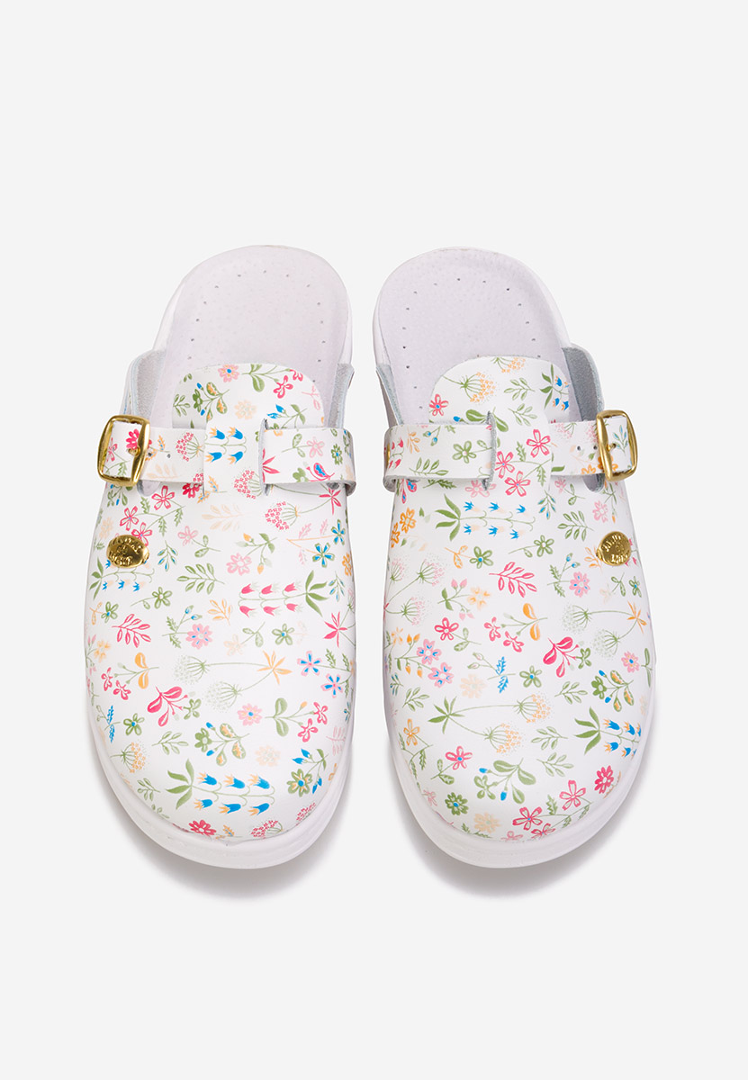 ехли от естествена кожа Lasara многоцветен