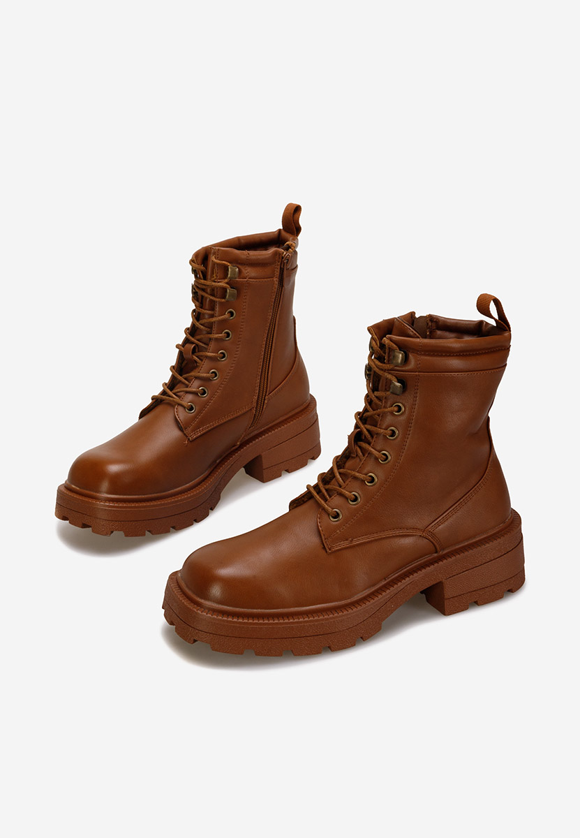 Дамски боти Raliana кафяв