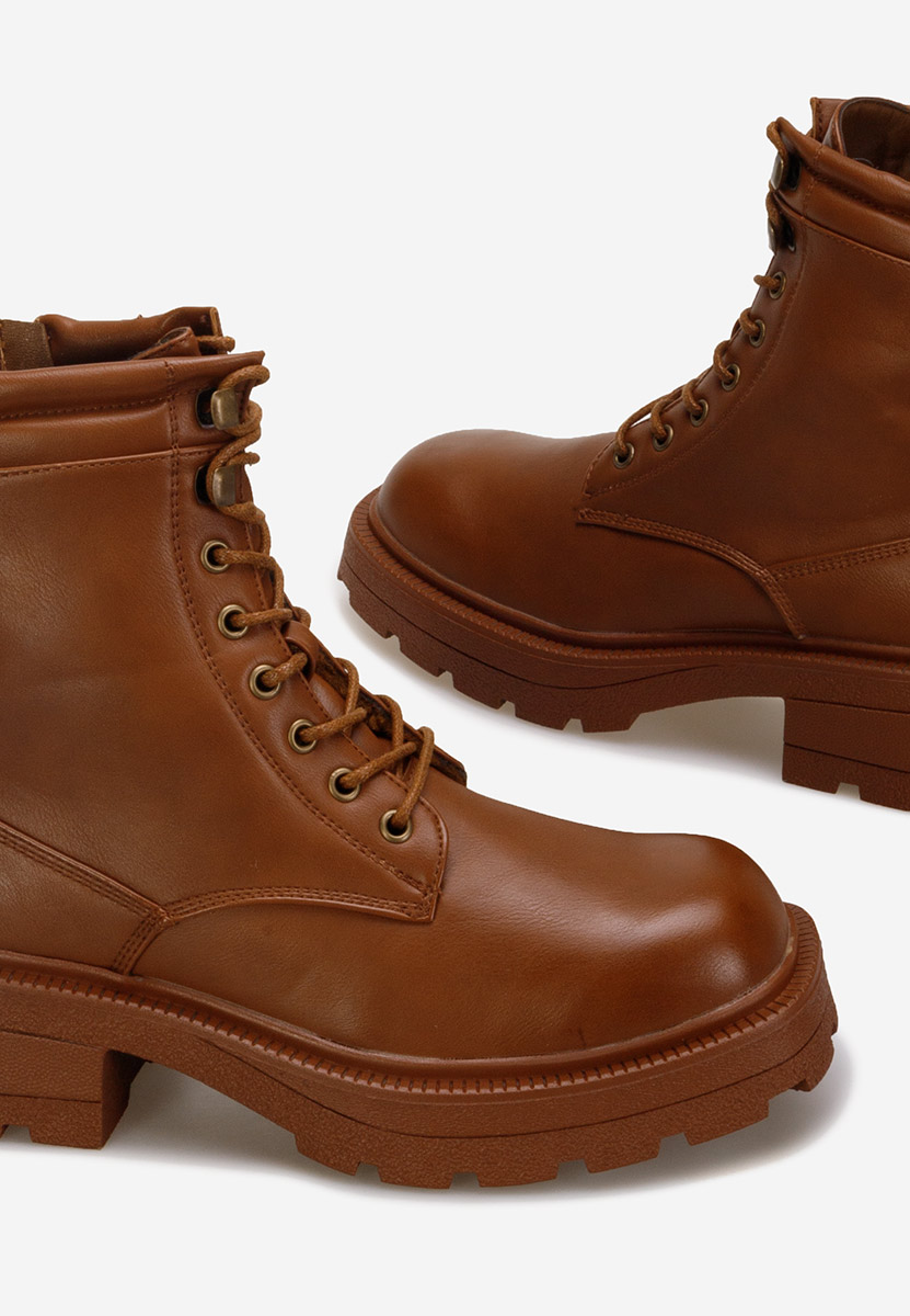 Дамски боти Raliana кафяв