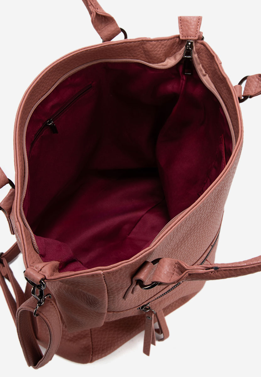 Ръчна чанта Mitona розова