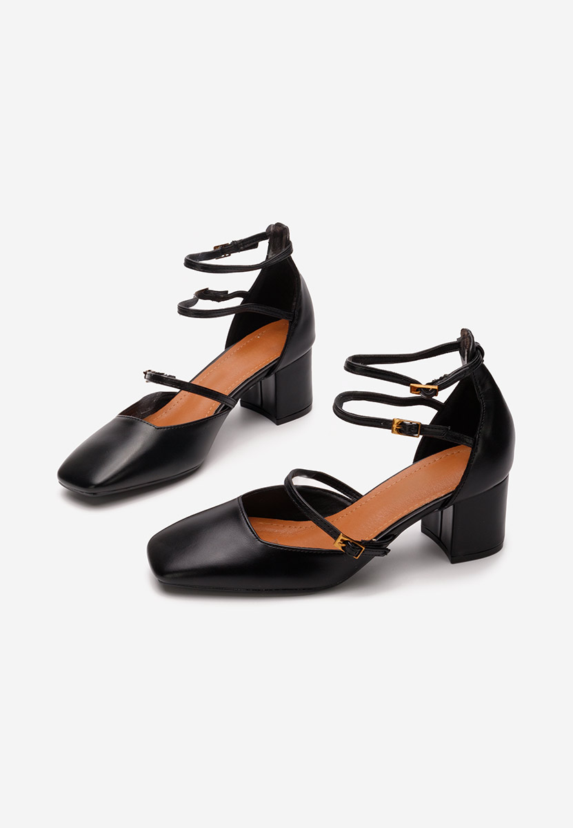 Oбувки с дебел ток Demara V2 черни