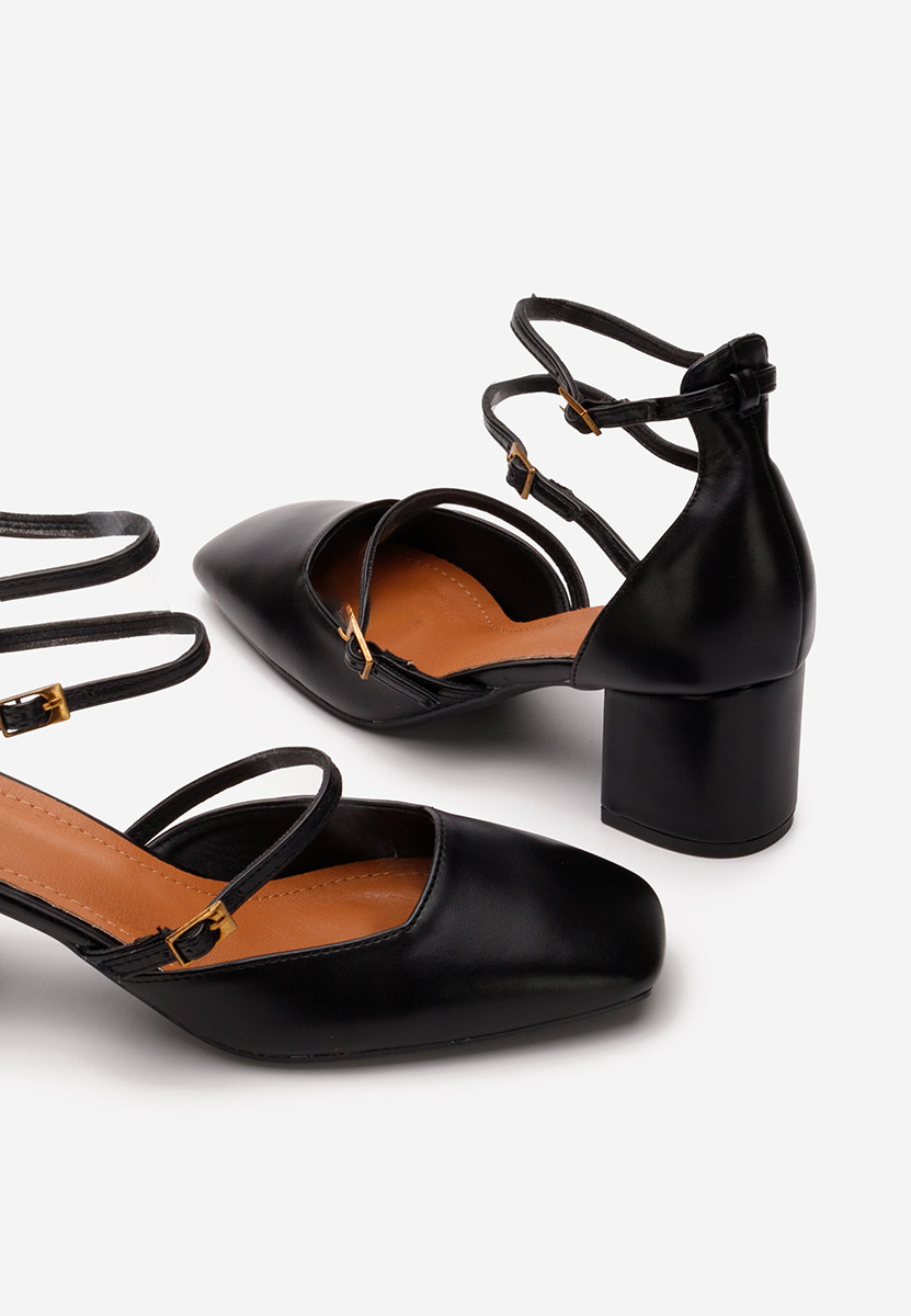 Oбувки с дебел ток Demara V2 черни