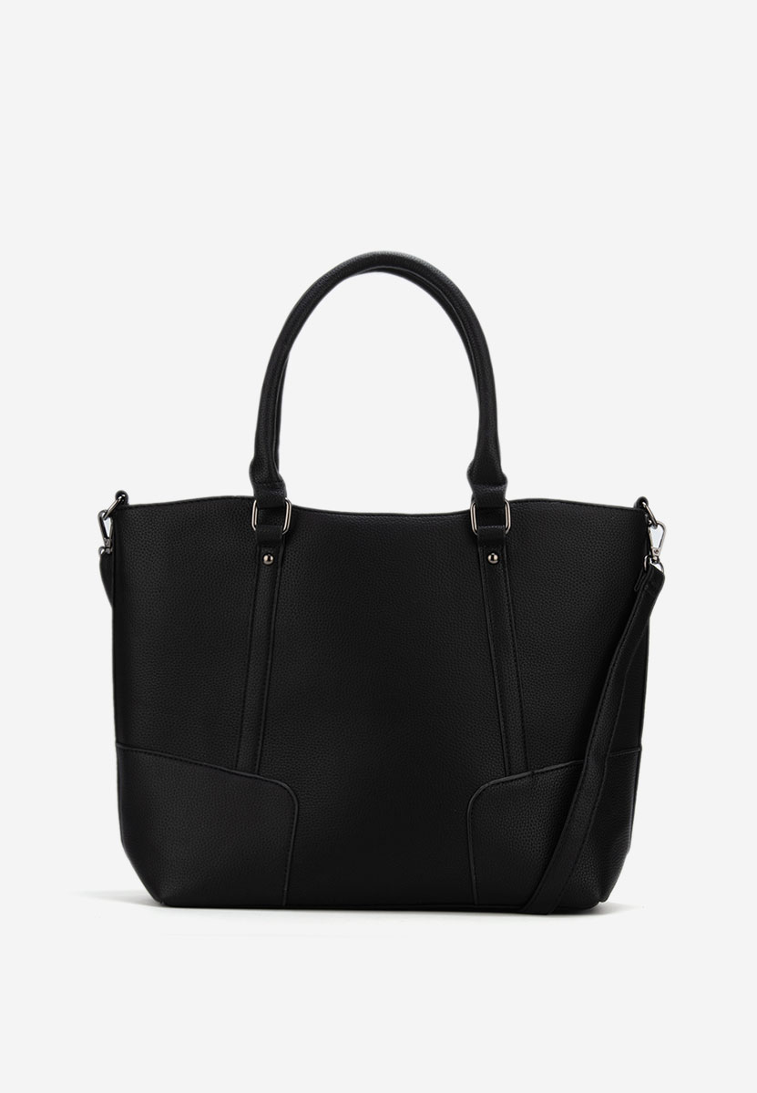 Дамски офис чанта Rosette черна