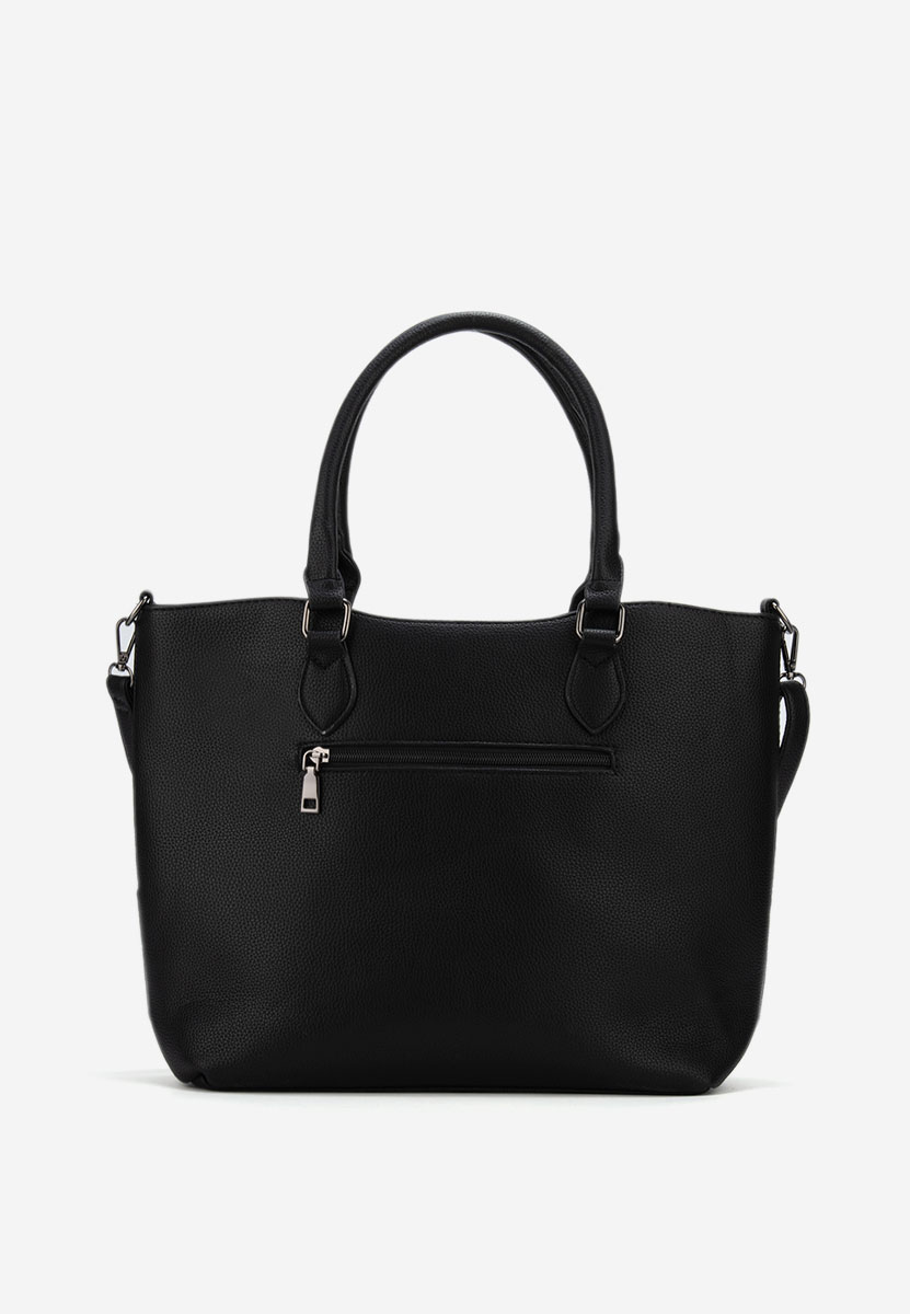 Дамски офис чанта Rosette черна