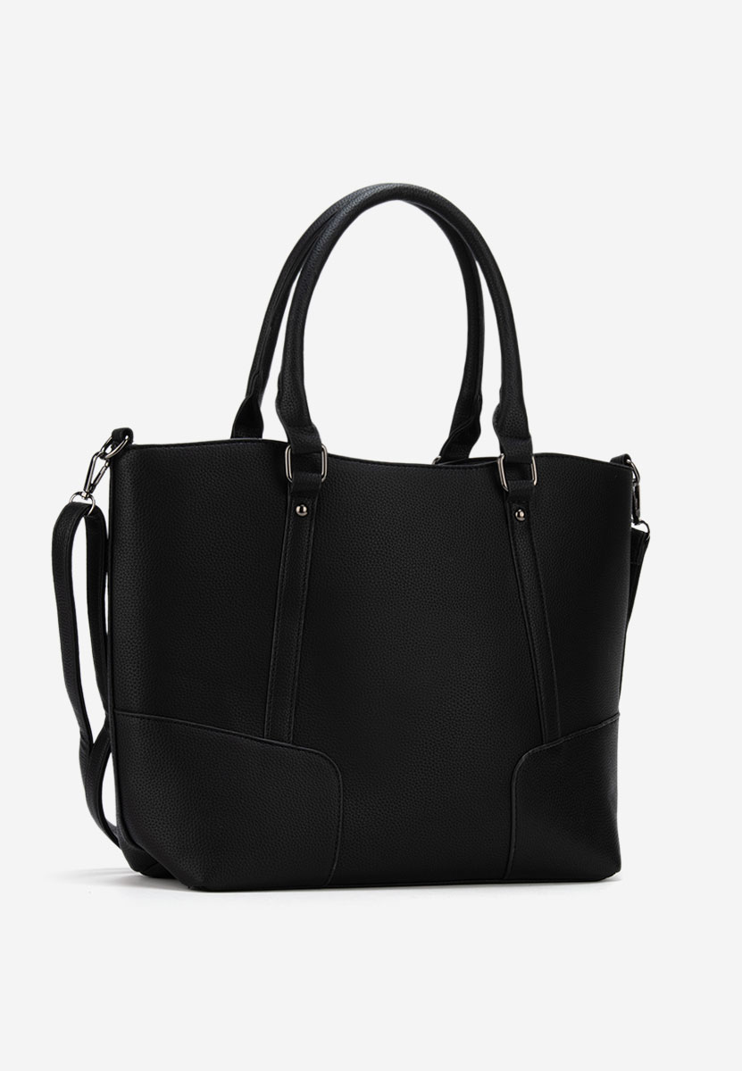 Дамски офис чанта Rosette черна