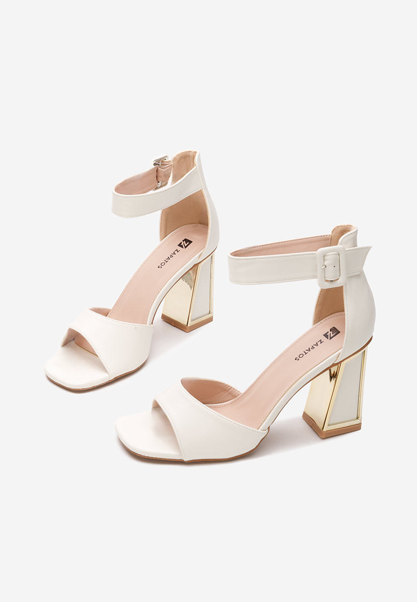 Сандали на ток Trisa бежов