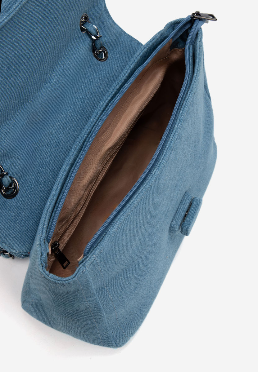 Чанта тип плик Laiza светло синя